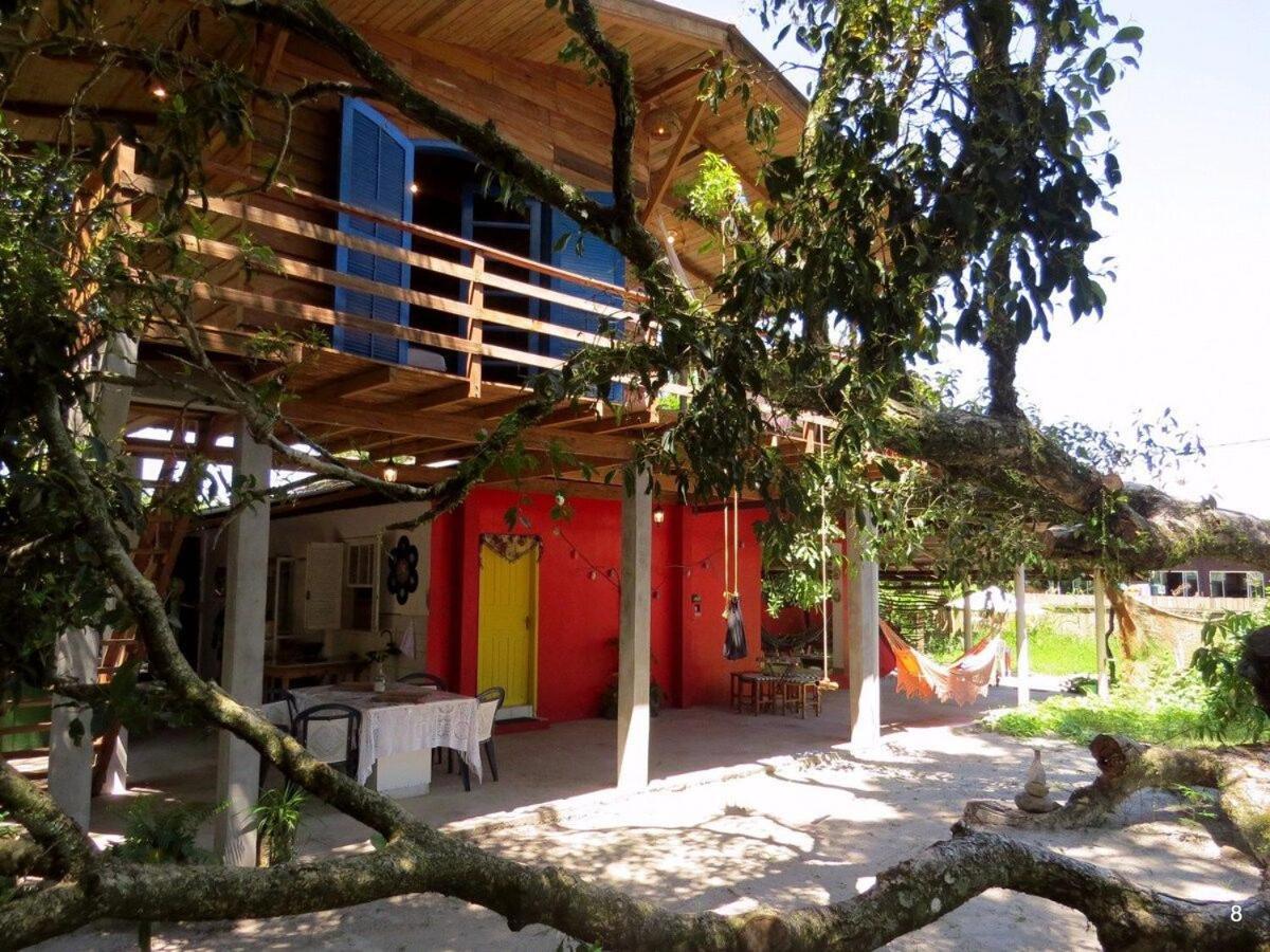 Casa Estilosa E Rustica Com Vista Para O Por Do Sol Da Ilha Do Mel! Buitenkant foto