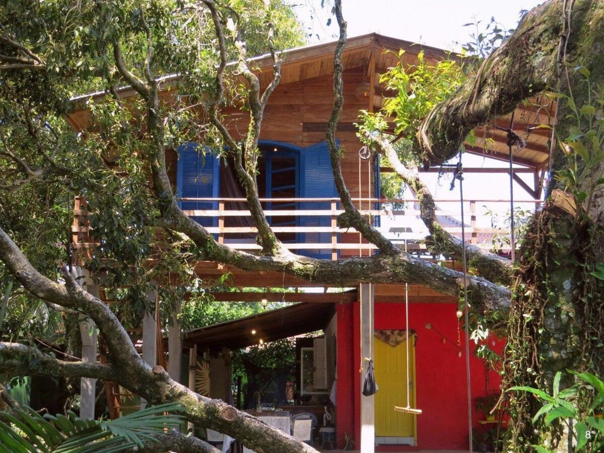 Casa Estilosa E Rustica Com Vista Para O Por Do Sol Da Ilha Do Mel! Buitenkant foto